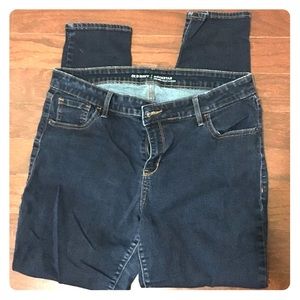 Old Navy mid-rise rockstar skinny jeans sz 14